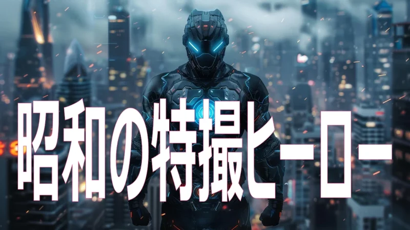 昭和の特撮ヒーローイメージ画像